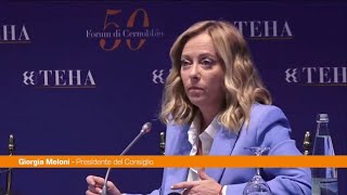 Sangiuliano Meloni quotLa vicenda non indebolirà il Governoquot [upl. by Eatnom]