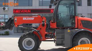 EVERUN 25 Ton telescopic wheel loader  ER2500F [upl. by Eelirol459]