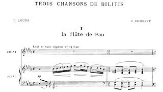 Debussy  3 Chansons de Bilitis 1897 [upl. by Reid432]