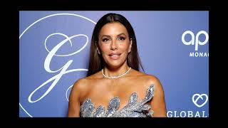 Eva Longoria puts on a glamorous display in a strapless silver sequin gown at Global Gift Gala in Pa [upl. by Hnah982]