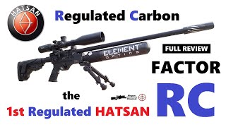 the NEW Hatsan FACTOR RC Full Review Regulated PCP Air Rifle  2022 Shot Show New Airguns [upl. by Einaled295]