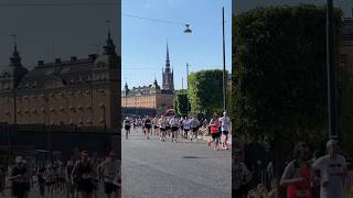 Best moments in 42km Stockholm marathon 2024 🏃🏿‍♂️🏃🏼‍♀️ marathon2024 shorts stockholm fypシ [upl. by Lassiter323]