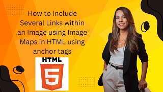 How to Include Several Links within an Image using Image Maps in HTML using anchor tags [upl. by Eirahs752]