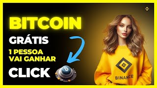 Ganhe 1 Bitcoin Grátis com o Botão do Bitcoin na Binance I Oferta Incrível [upl. by Euginom]