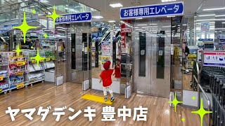 【反抗期な息子】ヤマダ電機豊中店エレベーター20230604 [upl. by Ydok703]