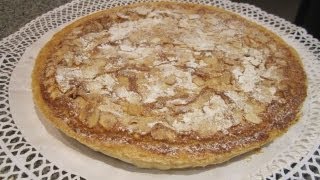 Tarta de Hojaldre con Crema de Almendras [upl. by Yelrahs]