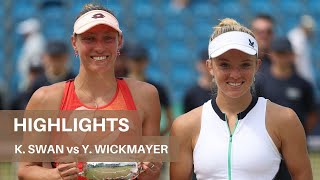 W100 Surbiton  Final Highlights  Katie Swan vs Yanina Wickmayer  11062023 [upl. by Akyssej]