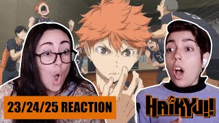 KARASUNO VS AOBA JOHSAI  HAIKYUU Reaction 2x232425  Season Finale [upl. by Calica46]