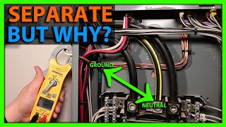 Why Neutrals and Grounds are Separated in a Sub Panel [upl. by Trinetta]