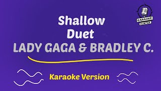 Lady Gaga Bradley Cooper  Shallow karaoke duet  Karaoke Hunter [upl. by Ric143]