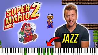 This Mario 2 Theme Is An ENTIRE Jazz Piano MASTERCLASS [upl. by Raquela]