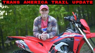 Trans America Trail getting our Honda CRF450L and RL ready for the trip across America [upl. by Anaer]