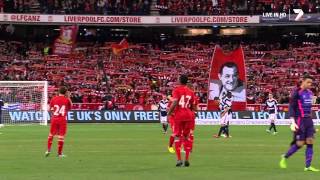 Liverpool FC amp 95000 Australian fans sing quotYoull Never Walk Alonequot FULL Dolby MCG July 242013 [upl. by Mehalek]