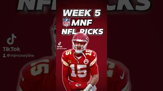 OUR 2 NFL PICKS for MONDAY OCTOBER 7thMNF Chiefs vs Saints shorts [upl. by Hofmann]