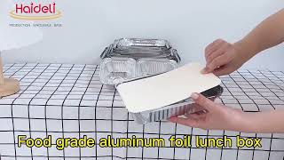 Disposable Tin Foil Dishes Food Packaging Kitchen Barbecue Smooth Wall Aluminium Foil Containers Tra [upl. by Lemak]