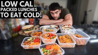 EASY packed lunch ideas to eat cold  FAT LOSS MEALS [upl. by Catina142]