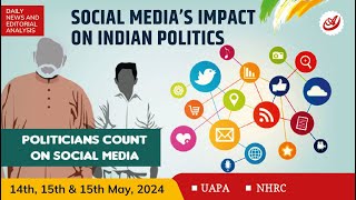 UAPA  NHRC  Social media impact on Indian politics  UPSC current affairs  dna upsc opsc wbcs [upl. by Peirce819]