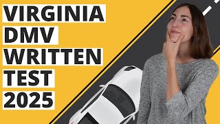 Virginia DMV Written Test 2025 60 Questions with Explained Answers [upl. by Ahmad]