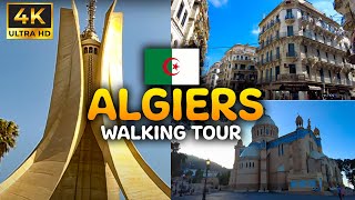 Algeria Will Shock you  ☪️ Algiers Walking tour ☪️  Real Ambient Sound 4K جولة في شوارع الجزائر [upl. by Tica]