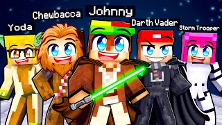 Having a STAR WARS FAMILY in Minecraft [upl. by Ayik303]