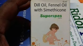 Superspas Drops  Relieves Infant Colic  Griping Pain and Flatulence Use Full Hindi Reviews [upl. by Jeff]