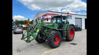 Fendt 714 Vario Traktor mit Frontlader [upl. by Eiramyma]