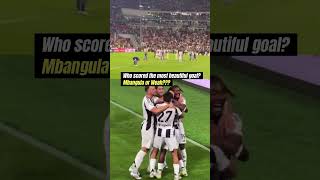 Who scored the most beautiful goal Mbangula or Weah Juventus vs Calcio Como 30 Highlights [upl. by Erhard612]