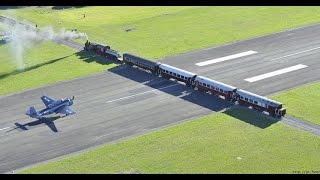 Gisborne Airport  Runway With a Railway Crossing New Zealand [upl. by Otnas]