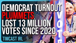 Democrat Turnout PLUMMETS LOST 13 MILLION VOTES Since 2020 Trump Has The Mandate [upl. by Sampson]