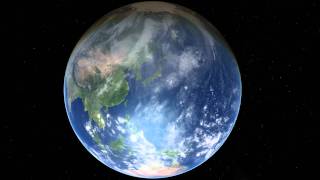 Earth From Space HD Spin Animation [upl. by Cairistiona160]