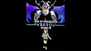 CHARA VS ASRIEL undertale [upl. by Anaerdna]