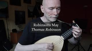 Robinsons May  Thomas Robinson  Classical Fingerstyle Ukulele with Tabs [upl. by Rainah]