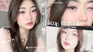 simple IT girl makeup tutorial 🎀 [upl. by Avehs261]