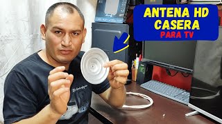 👉Como hacer una ANTENA HD casera 2023 Antena HD para TV  Fácil y económico🔥II [upl. by Aimat157]