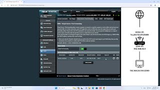 How To Port Forwarding on ASUS Router [upl. by Towland]