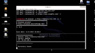 Kali Linux How to use Uniscan web vulnerability scanner YouTube [upl. by Eerbua]