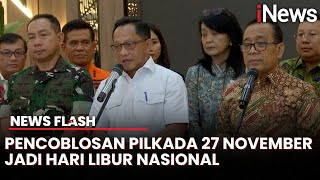 Pemerintah Resmi Tetapkan Hari Libur Nasional di Pilkada 27 November [upl. by Dollie9]