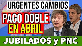 🛑URGENTE📢 PAGO DOBLE A Jubilados y PNC de Anses en Anses  Decreto de MileiINFLACION [upl. by Bohannon]