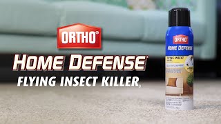 How to Kill Flies Gnats and Mosquitoes Using Ortho® Home Defense® Flying Insect Killer [upl. by Suzzy]