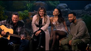 The Voice Ariana Grande and John Legend Walk Off Set After THIS [upl. by Porta107]