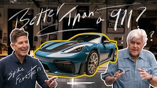 Spike Ferestens 2023 Porsche 718 Cayman GT4 RS  Jay Lenos Garage [upl. by Ariahay783]