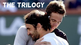 Federer vs Del potro The Memorable Trilogy [upl. by Gleda]