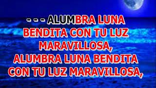 ALUMBRA LUNA GUSTAVO QUINTERO KARAOKE Y PISTA DISPONIBLE AL 57 3133841464 [upl. by Salohcim]