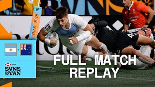 Los Pumas Triumph  Argentina vs New Zealand  Mens Final  Vancouver HSBC SVNS  Full Match [upl. by Hazrit]