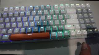 Unboxing and Review Machenike K500B94W Mechanical Keyboard [upl. by Ellek]