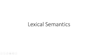 LexicalSemantics [upl. by Khalil]