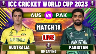 Live PAK Vs AUS  ICC World Cup 2023  Live Match Centre  Pakistan Vs Australia  2nd Inning [upl. by Acnalb]