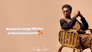 Nel Ngabo  1 2 3  Byinana nange Official Video Lyrics [upl. by Milissent]