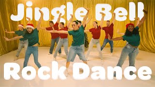 Jingle Bell Rock Christmas Dance  Easy Christmas Choreography Dance Song [upl. by Nitsraek]