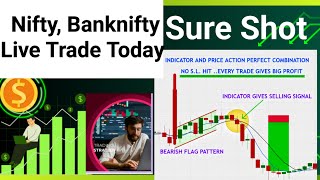 Big Profit Nifty Banknifty Live Trading Today wednesday SURE SHOT STRATEGY [upl. by Malda]